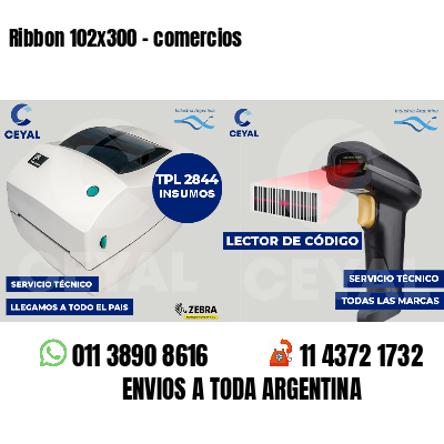Ribbon 102x300 - comercios