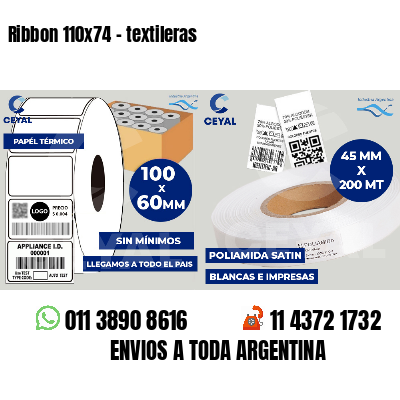 Ribbon 110x74 - textileras