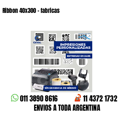 Ribbon 40x300 - fabricas