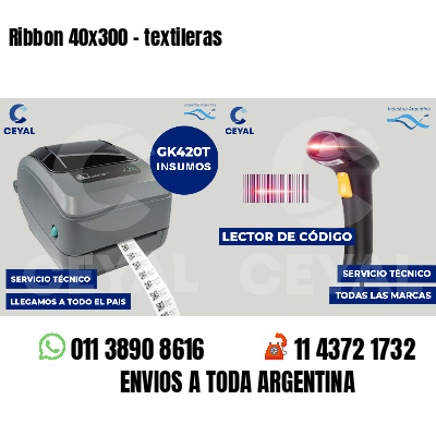 Ribbon 40x300 - textileras