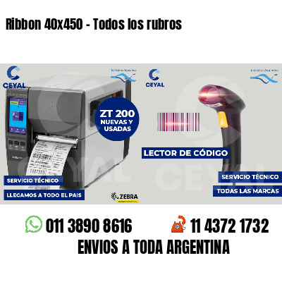 Ribbon 40x450 - Todos los rubros