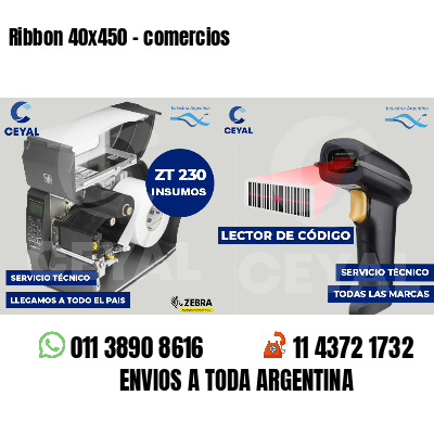 Ribbon 40x450 - comercios