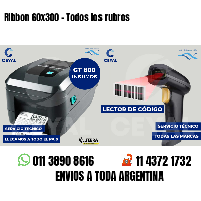 Ribbon 60x300 - Todos los rubros