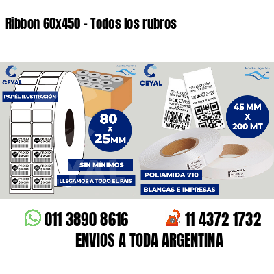 Ribbon 60x450 - Todos los rubros