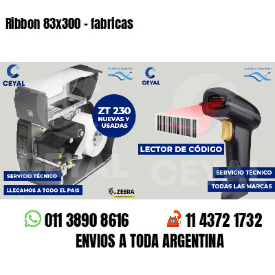 Ribbon 83x300 - fabricas
