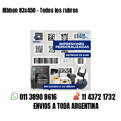 Ribbon 83x450 - Todos los rubros