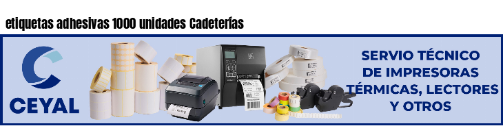 etiquetas adhesivas 1000 unidades Cadeterías