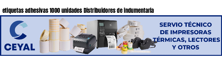 etiquetas adhesivas 1000 unidades Distribuidores de indumentaria