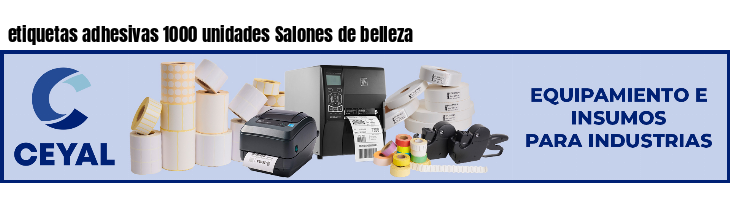 etiquetas adhesivas 1000 unidades Salones de belleza