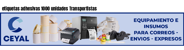 etiquetas adhesivas 1000 unidades Transportistas