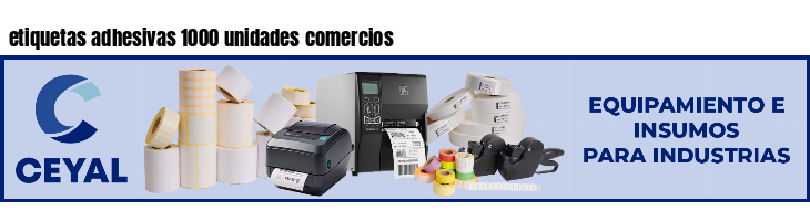 etiquetas adhesivas 1000 unidades comercios