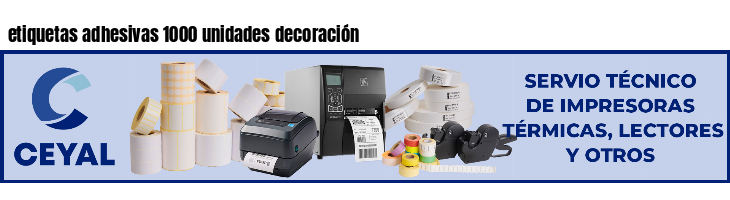 etiquetas adhesivas 1000 unidades decoración