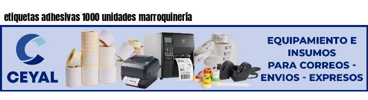etiquetas adhesivas 1000 unidades marroquinería