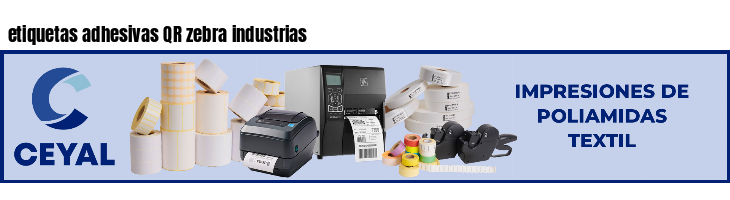 etiquetas adhesivas QR zebra industrias