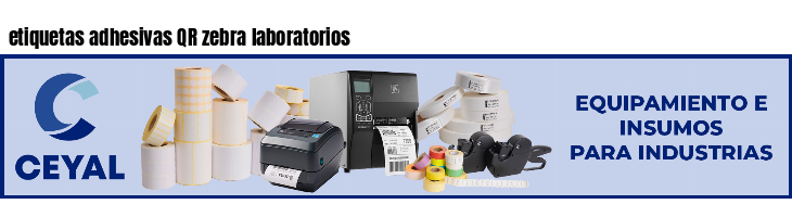 etiquetas adhesivas QR zebra laboratorios