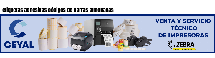 etiquetas adhesivas códigos de barras almohadas