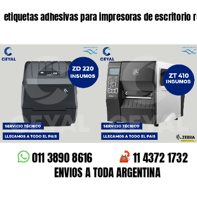 etiquetas adhesivas para impresoras de escritorio ropa