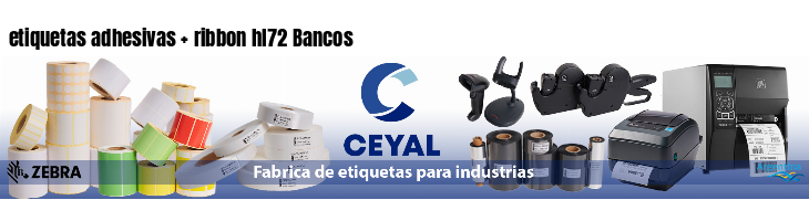 etiquetas adhesivas ribbon hl72 Bancos