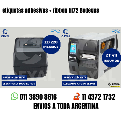 etiquetas adhesivas ribbon hl72 Bodegas