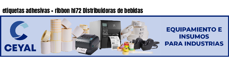 etiquetas adhesivas   ribbon hl72 Distribuidoras de bebidas