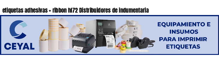etiquetas adhesivas ribbon hl72 Distribuidores de indumentaria