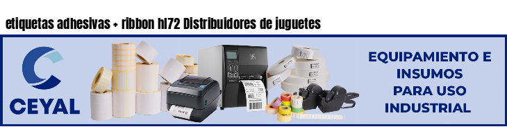 etiquetas adhesivas ribbon hl72 Distribuidores de juguetes