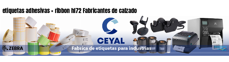 etiquetas adhesivas ribbon hl72 Fabricantes de calzado