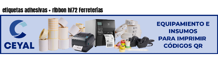 etiquetas adhesivas ribbon hl72 Ferreterías