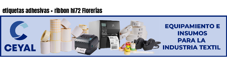 etiquetas adhesivas ribbon hl72 Florerías