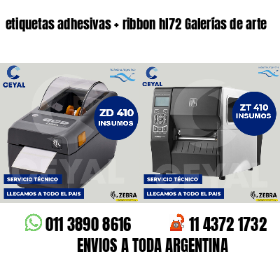 etiquetas adhesivas ribbon hl72 Galerías de arte