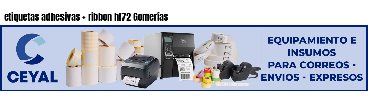 etiquetas adhesivas   ribbon hl72 Gomerías