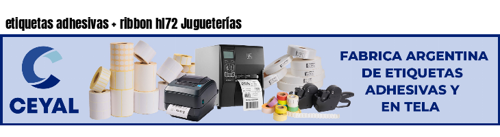 etiquetas adhesivas   ribbon hl72 Jugueterías