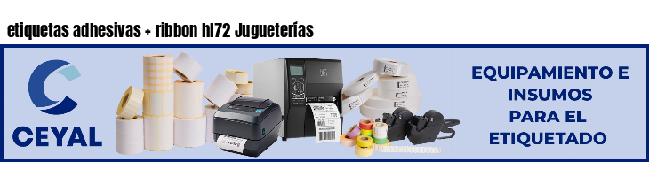 etiquetas adhesivas ribbon hl72 Jugueterías