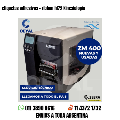 etiquetas adhesivas   ribbon hl72 Kinesiología