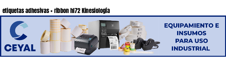etiquetas adhesivas ribbon hl72 Kinesiología