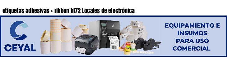 etiquetas adhesivas ribbon hl72 Locales de electrónica