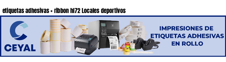 etiquetas adhesivas ribbon hl72 Locales deportivos