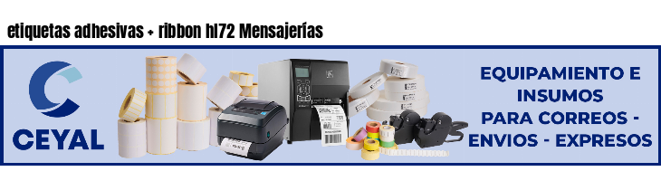 etiquetas adhesivas ribbon hl72 Mensajerías