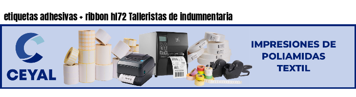 etiquetas adhesivas ribbon hl72 Talleristas de indumnentaria