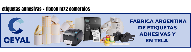 etiquetas adhesivas   ribbon hl72 comercios