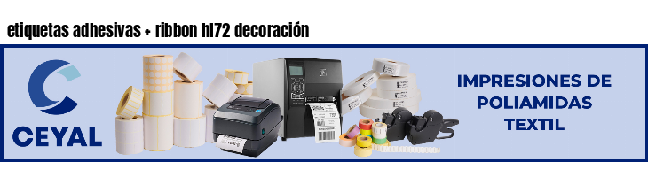 etiquetas adhesivas ribbon hl72 decoración