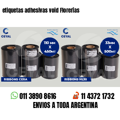 etiquetas adhesivas void Florerías