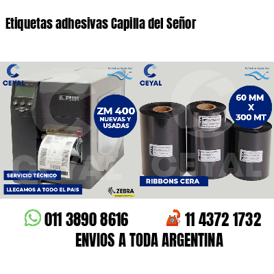 Etiquetas adhesivas Capilla del Señor
