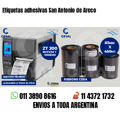 Etiquetas adhesivas San Antonio de Areco