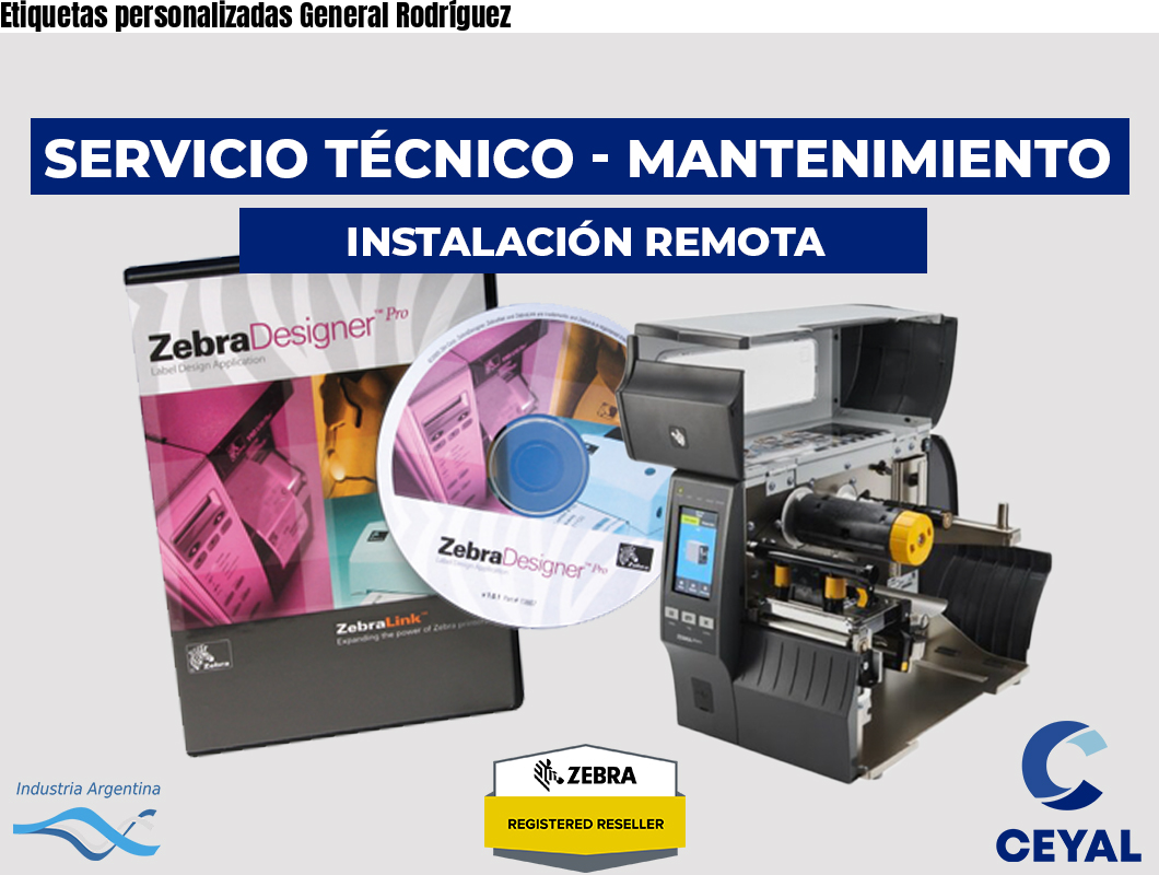 Etiquetas personalizadas General Rodríguez