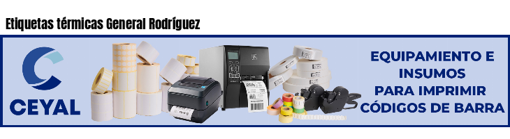 Etiquetas térmicas General Rodríguez