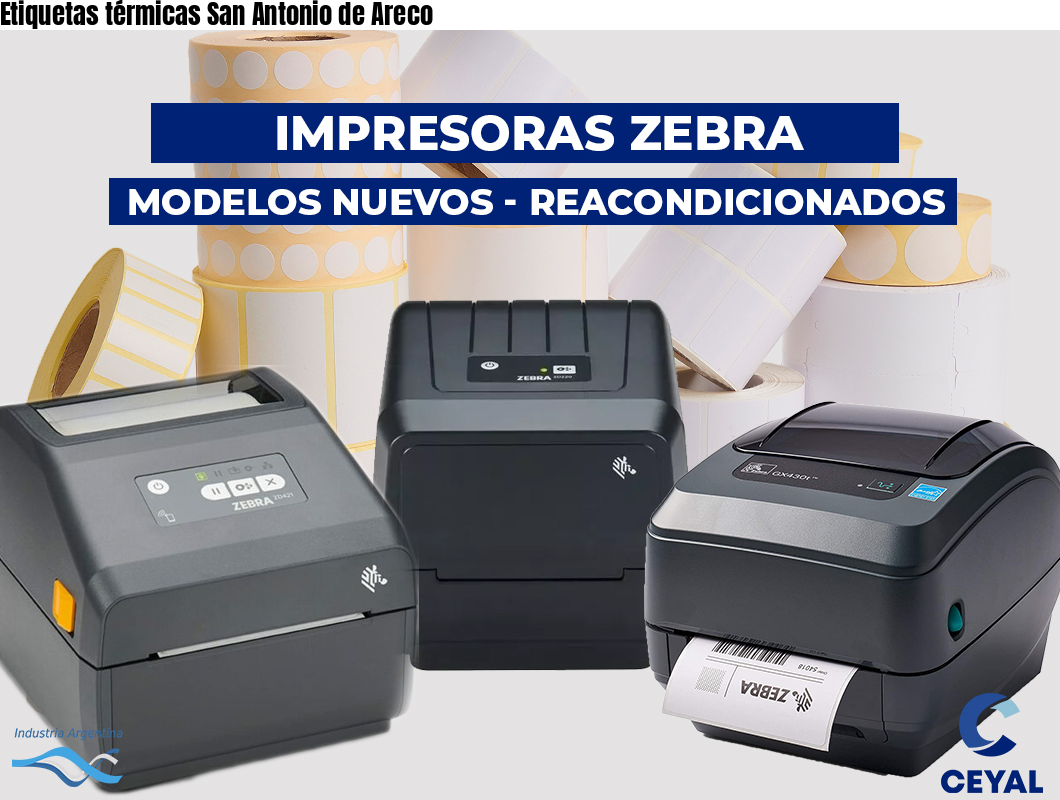 Etiquetas térmicas San Antonio de Areco