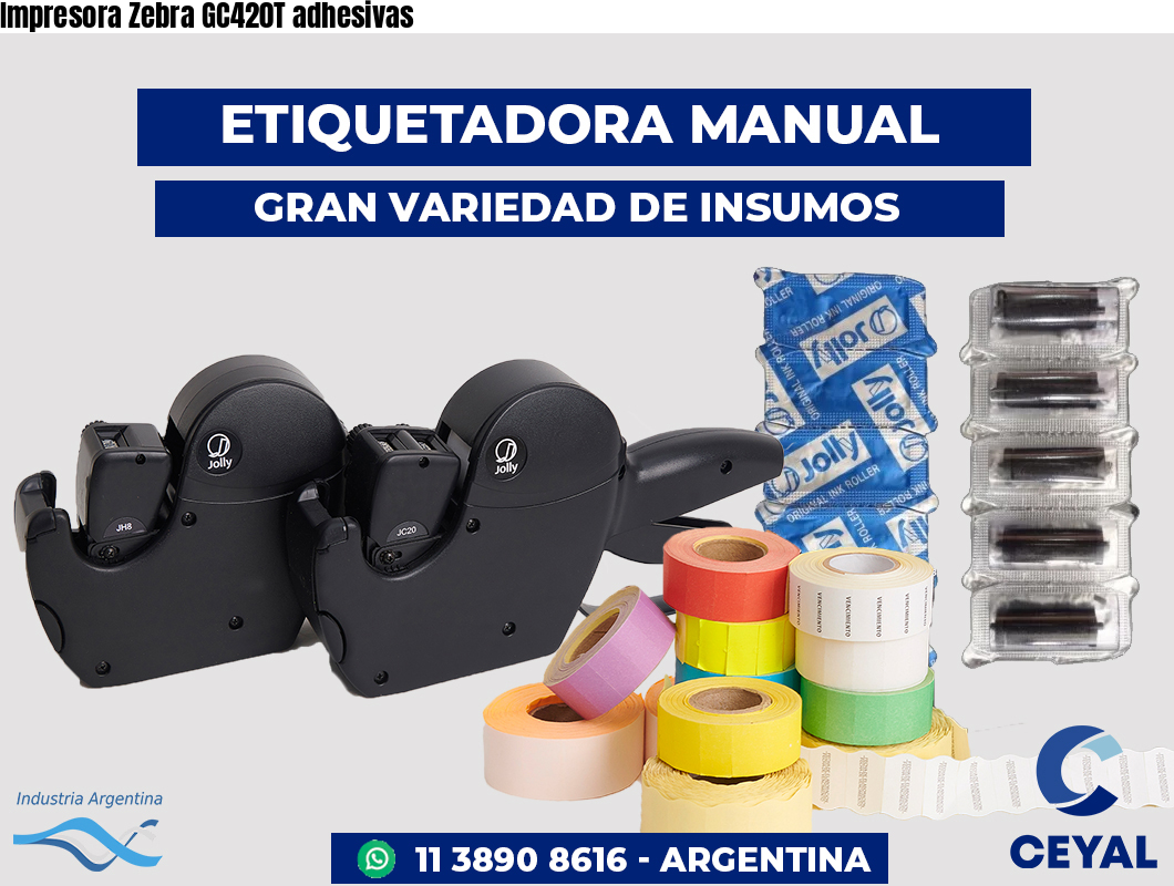 Impresora Zebra GC420T adhesivas