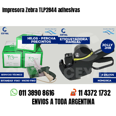 Impresora Zebra TLP2844 adhesivas