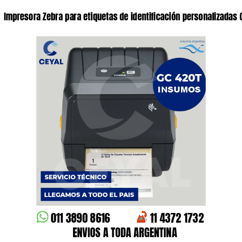 Impresora Zebra para etiquetas de identificación personalizadas Capital Federal